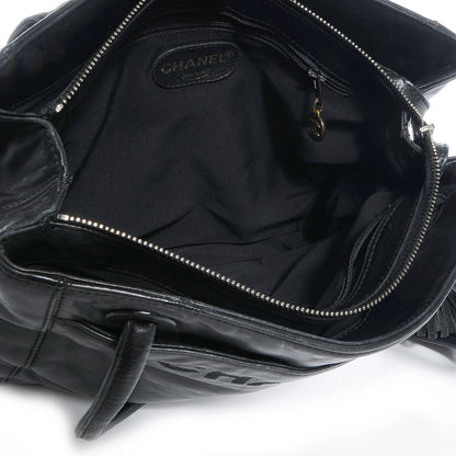 Chanel Lambskin Tassel Shoulder Bag Black 6 of 8