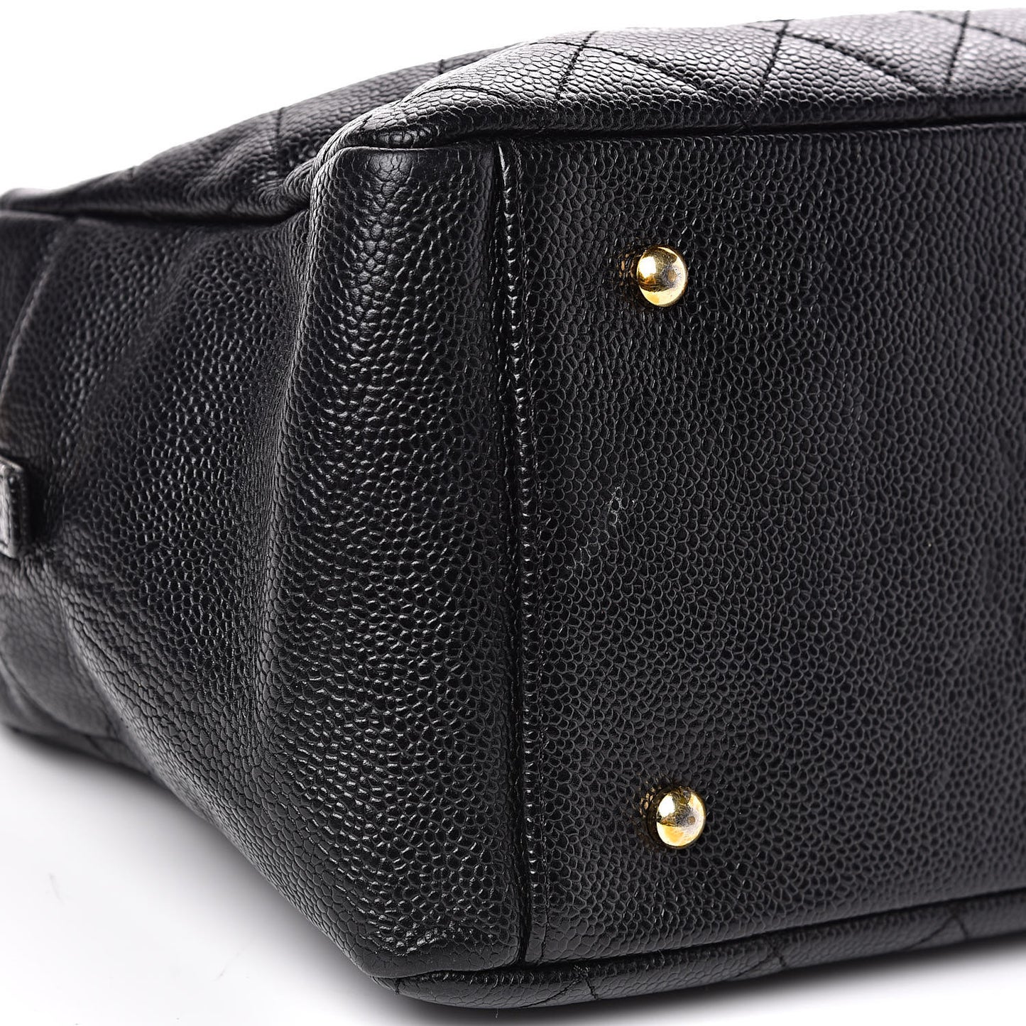 CHANELCaviarQuiltedPetitTimelessTotePTTBlack