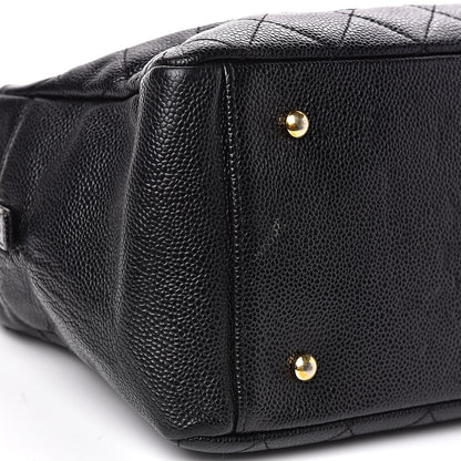 Chanel CHANELCaviarQuiltedPetitTimelessTotePTTBlack 7 of 13