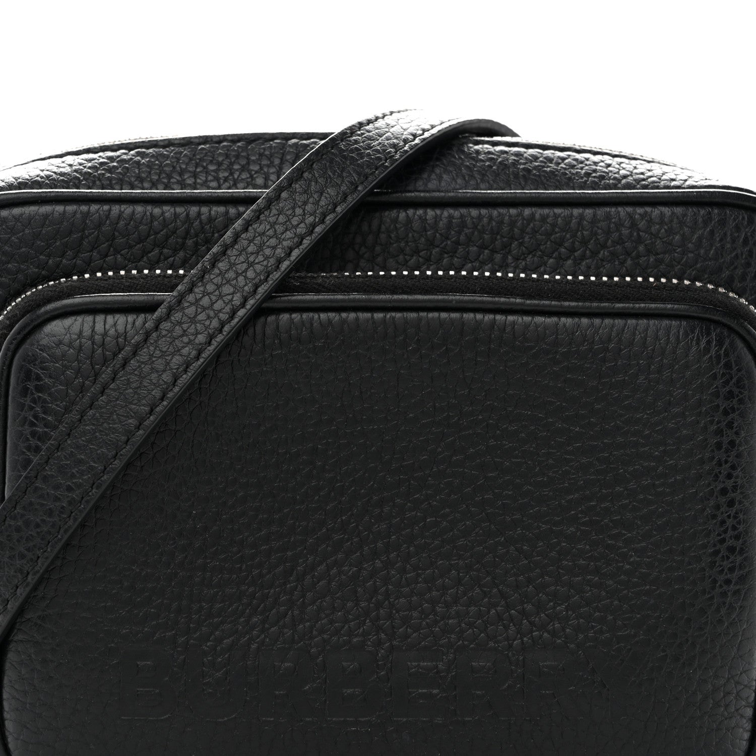 Burberry Grained Calfskin Small Camera Bag Black 8 of 12