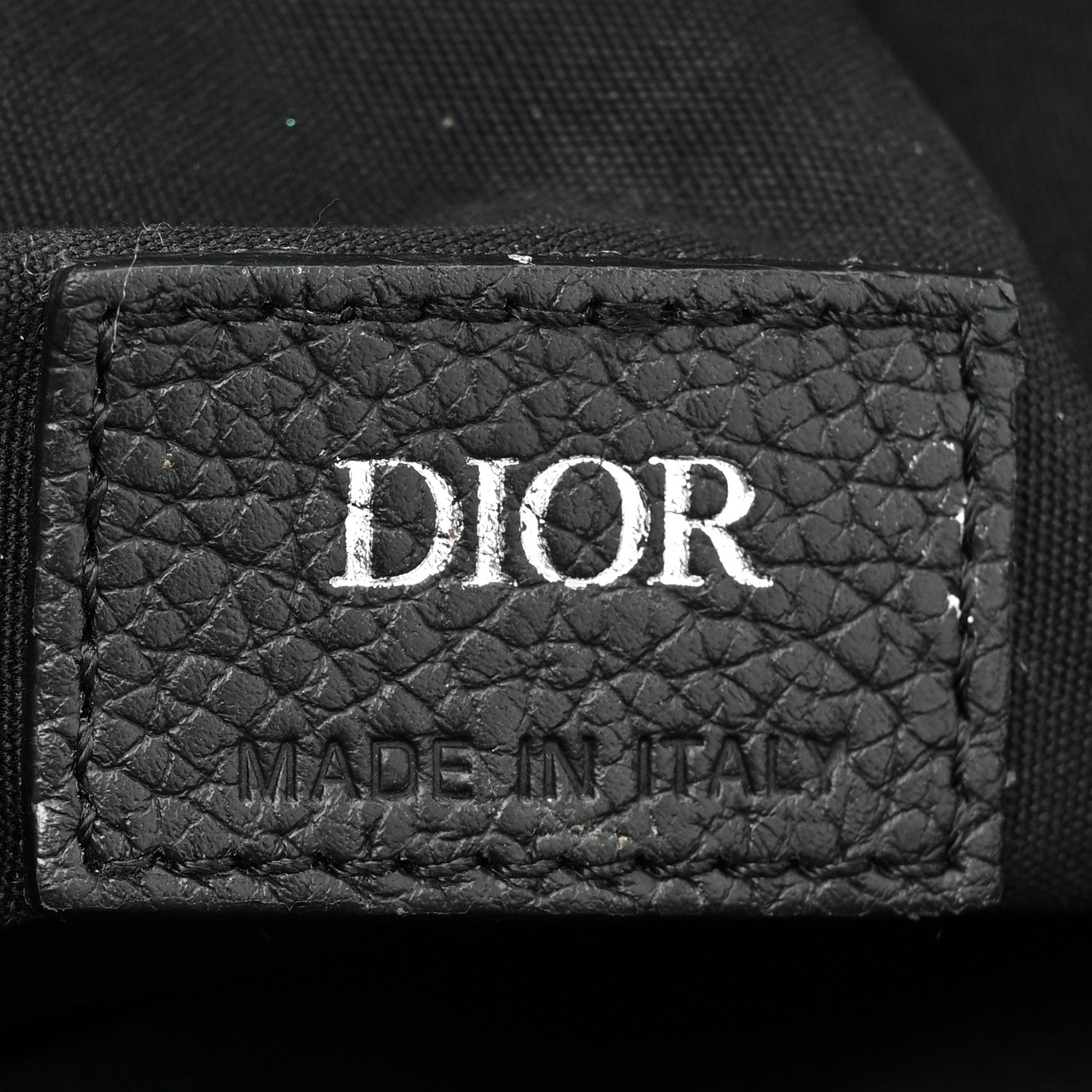 Christian Dior Oblique Mens Saddle Bag Blue 6 of 10