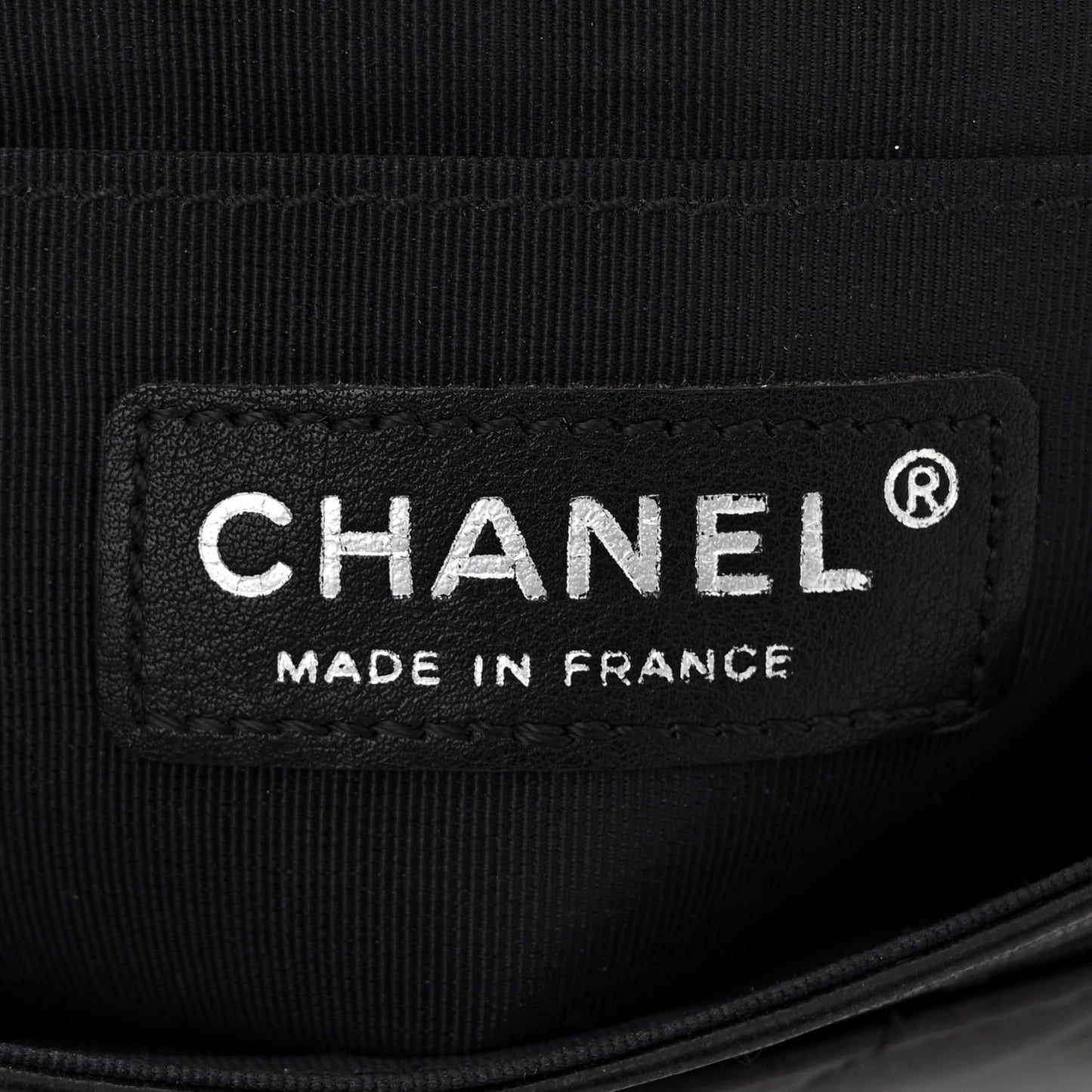 Lambskin Chevron Medium Leo Lion Flap Black
