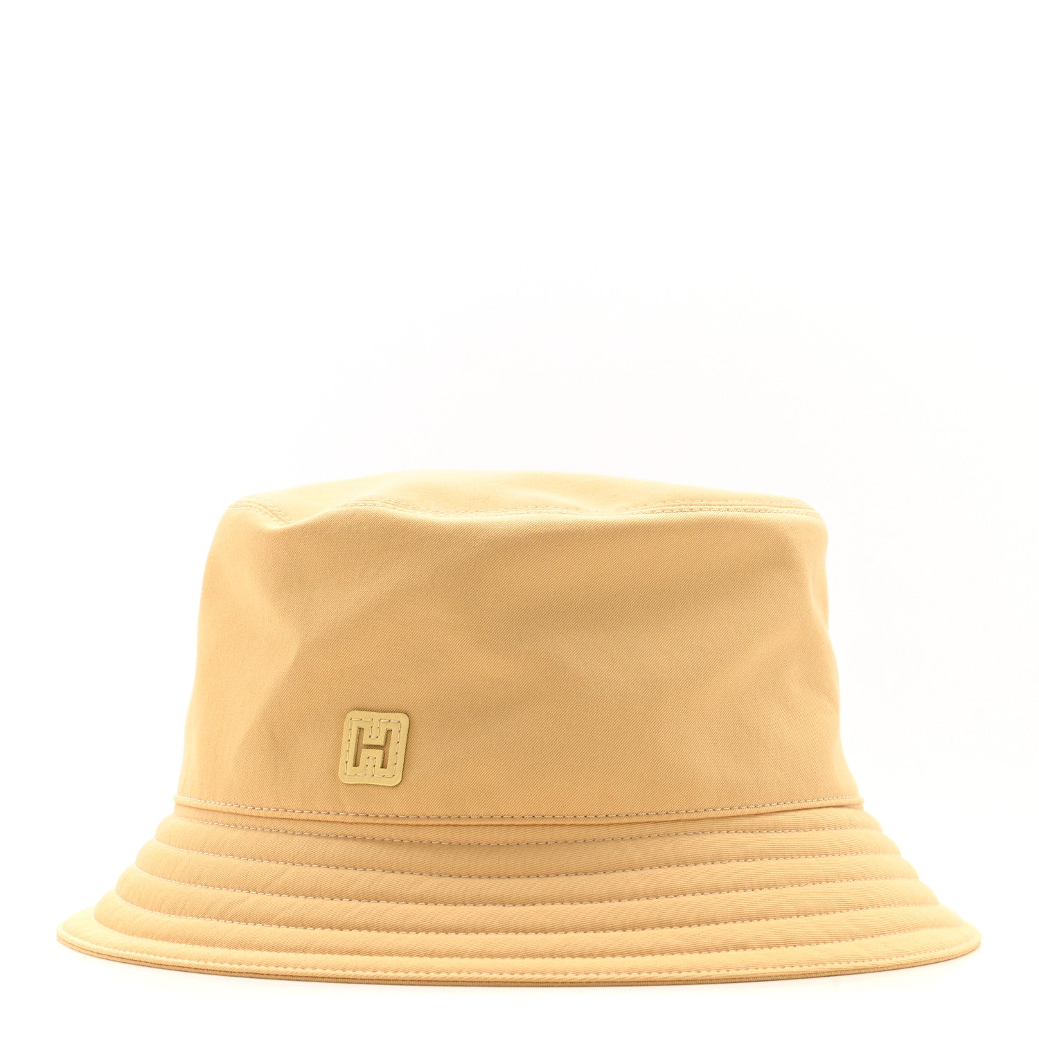 Hermes Cotton Fred H Cut Bucket Hat 60 Banane Jaune Poussin 4 of 8
