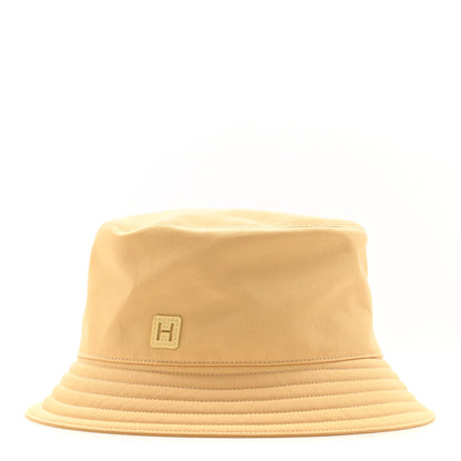 Hermes Cotton Fred H Cut Bucket Hat 60 Banane Jaune Poussin 4 of 8