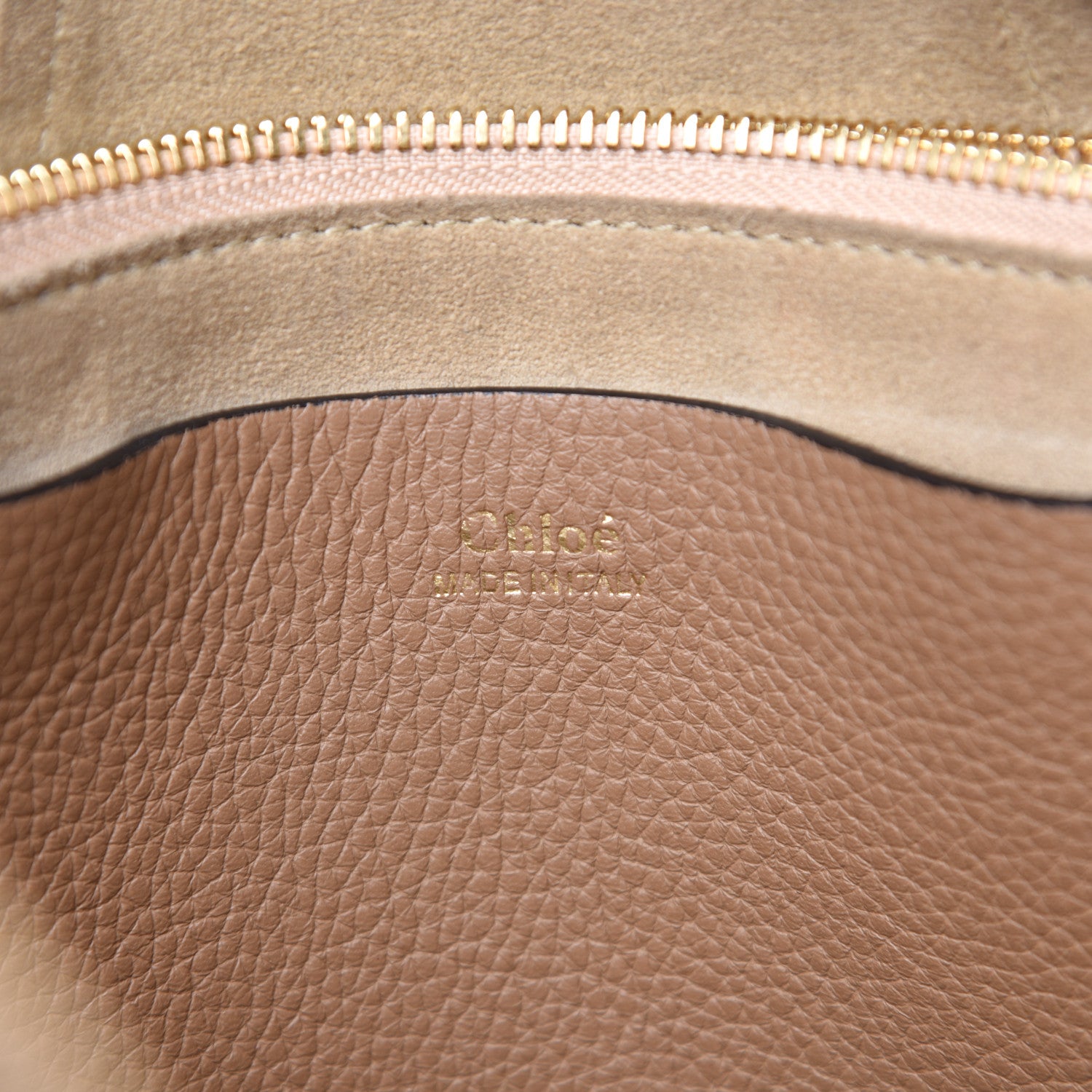 Chloe Grained Calfskin Small Hayley Hobo Nut 11 of 12