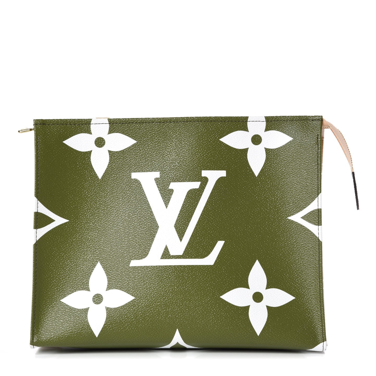 Monogram Giant Toiletry Pouch 26 Kaki