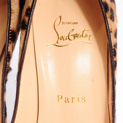 Christian Louboutin Calf Hair Cheetah Print Maryl 120 Pumps 37.5 3 of 7
