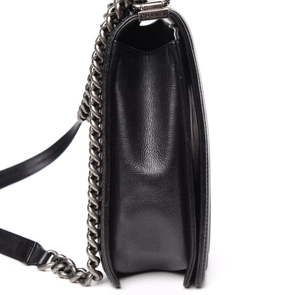 Chanel Calfskin Quilted Large Boy Flap Black 18 of 22