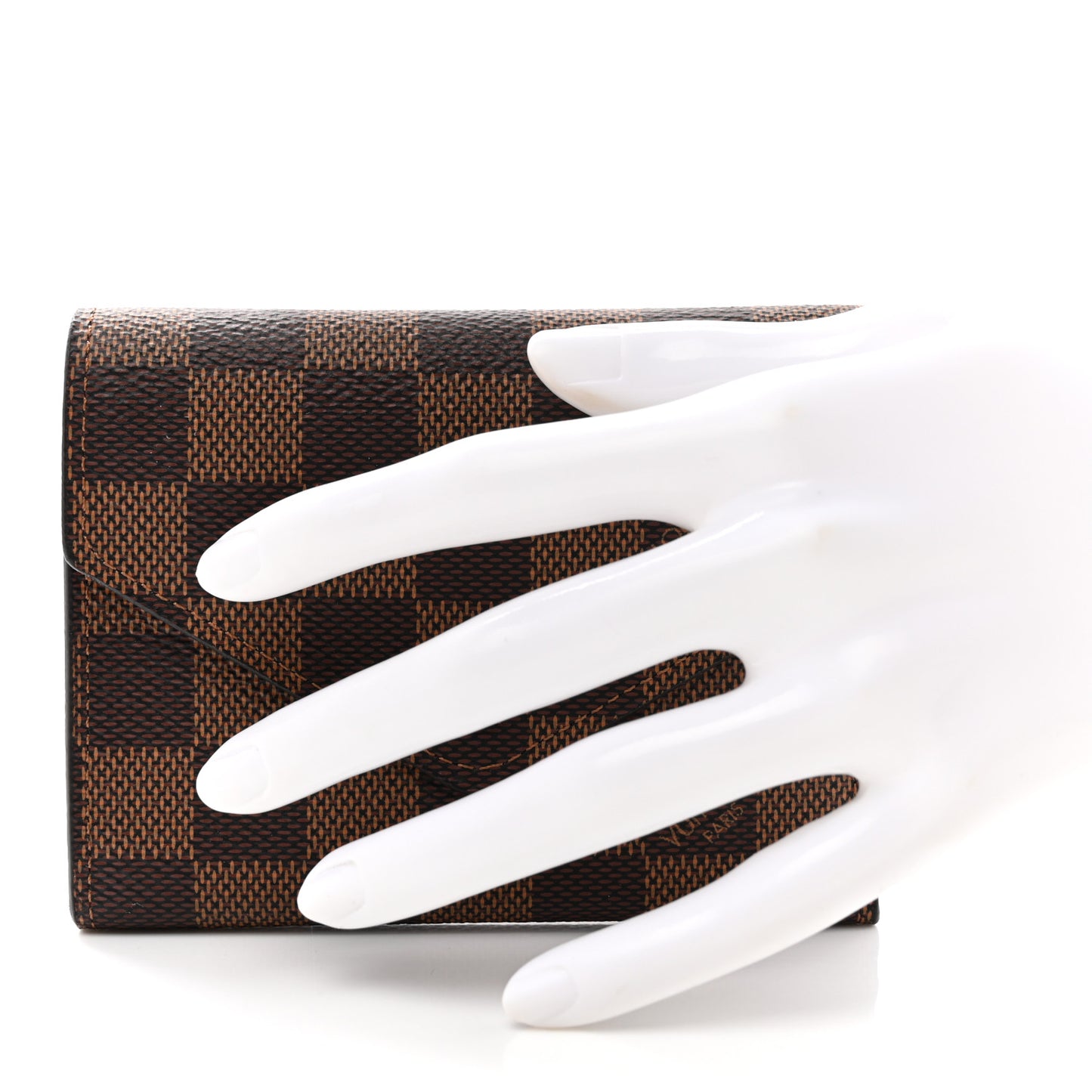 Damier Ebene Victorine Wallet Cherry