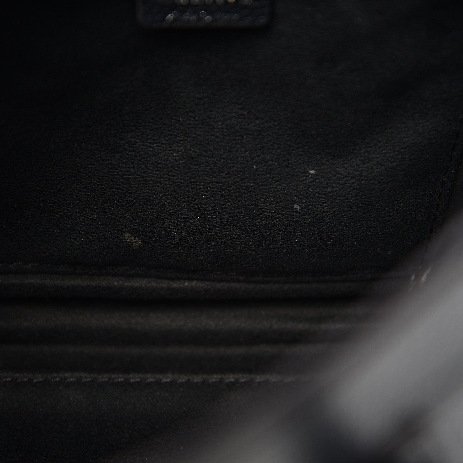 Celine Drummed Calfskin Nano Luggage Black 6 of 9