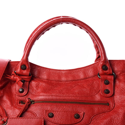 Balenciaga Agneau Classic Hardware City Rouge Coquelicot 8 of 8