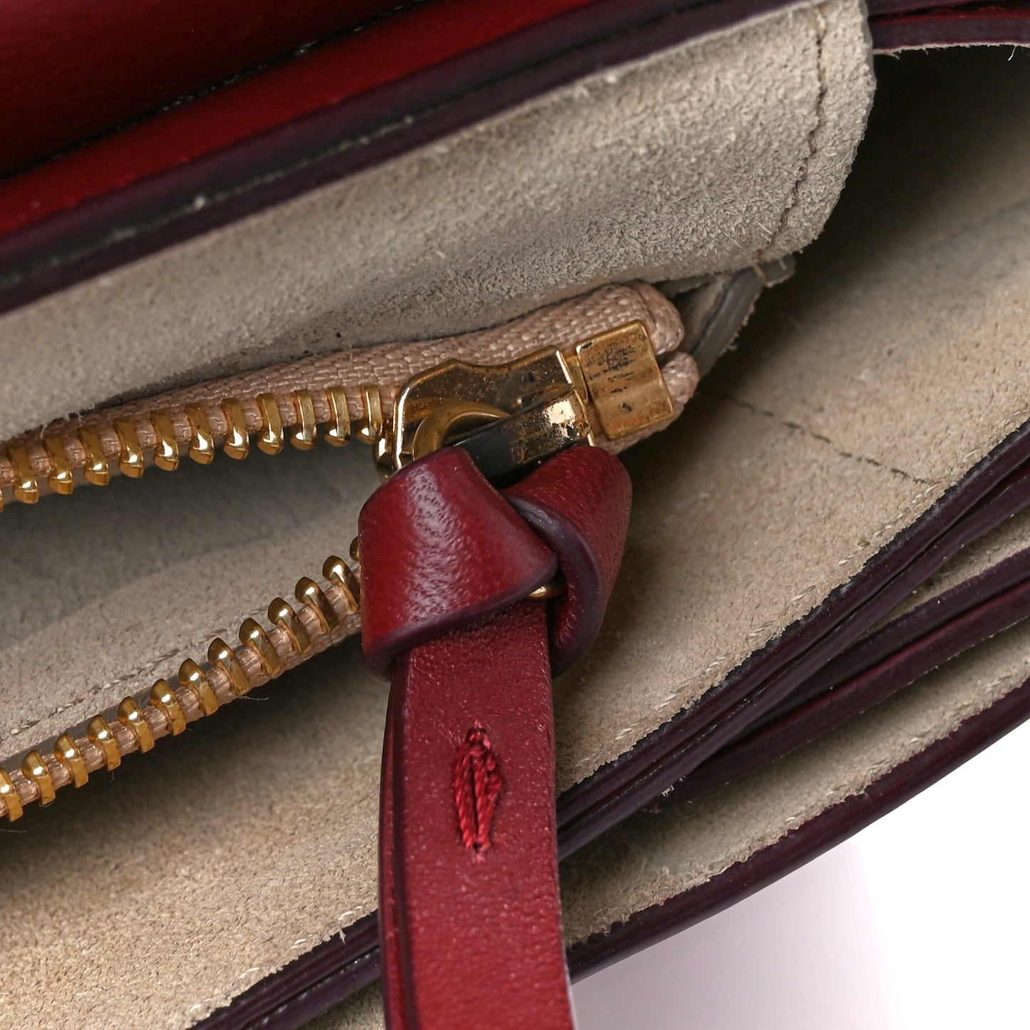 Calfskin Suede Medium Faye Shoulder Bag Plum Purple