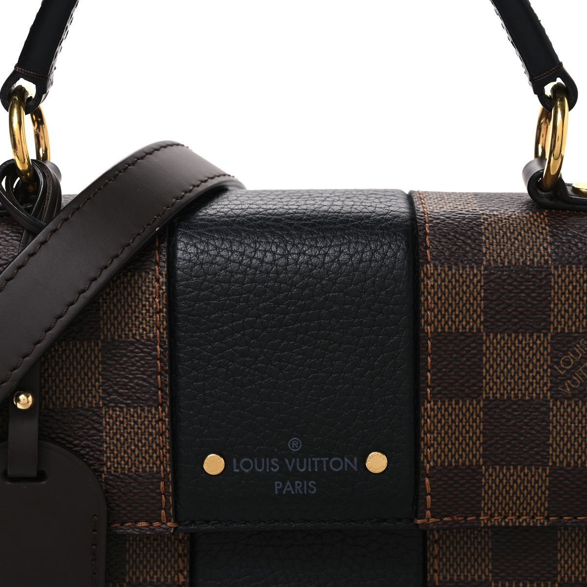 Louis Vuitton Damier Ebene Bond Street BB Black 8 of 10
