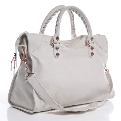 Balenciaga Agneau Giant 12 Rose Gold Hardware City White 3 of 12