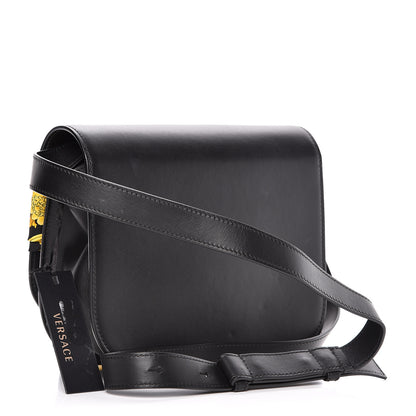 Versace Calfskin Shoulder Bag With Scarf Black 3 of 14