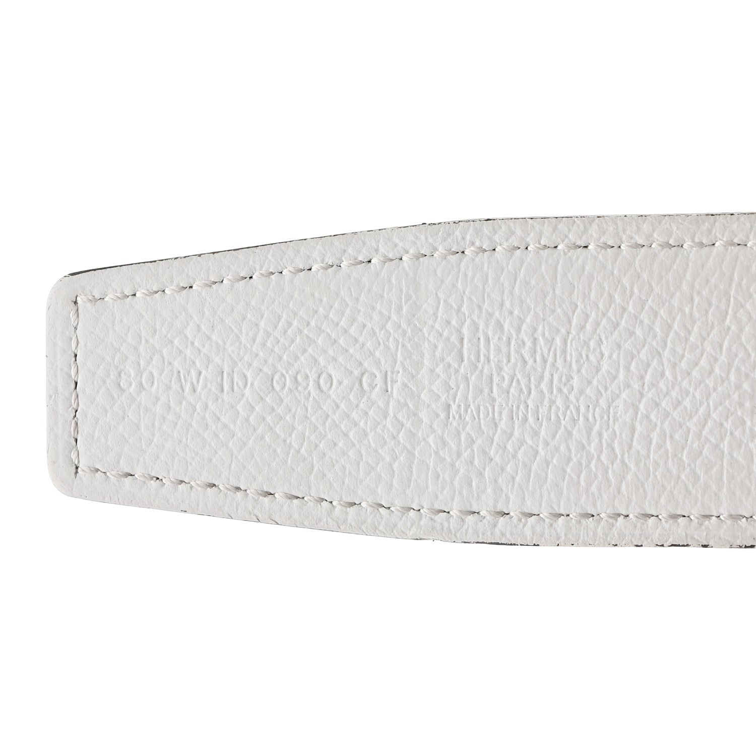 Hermes Epsom 32mm Belt 80 32 Nata Jaune Milton 3 of 7