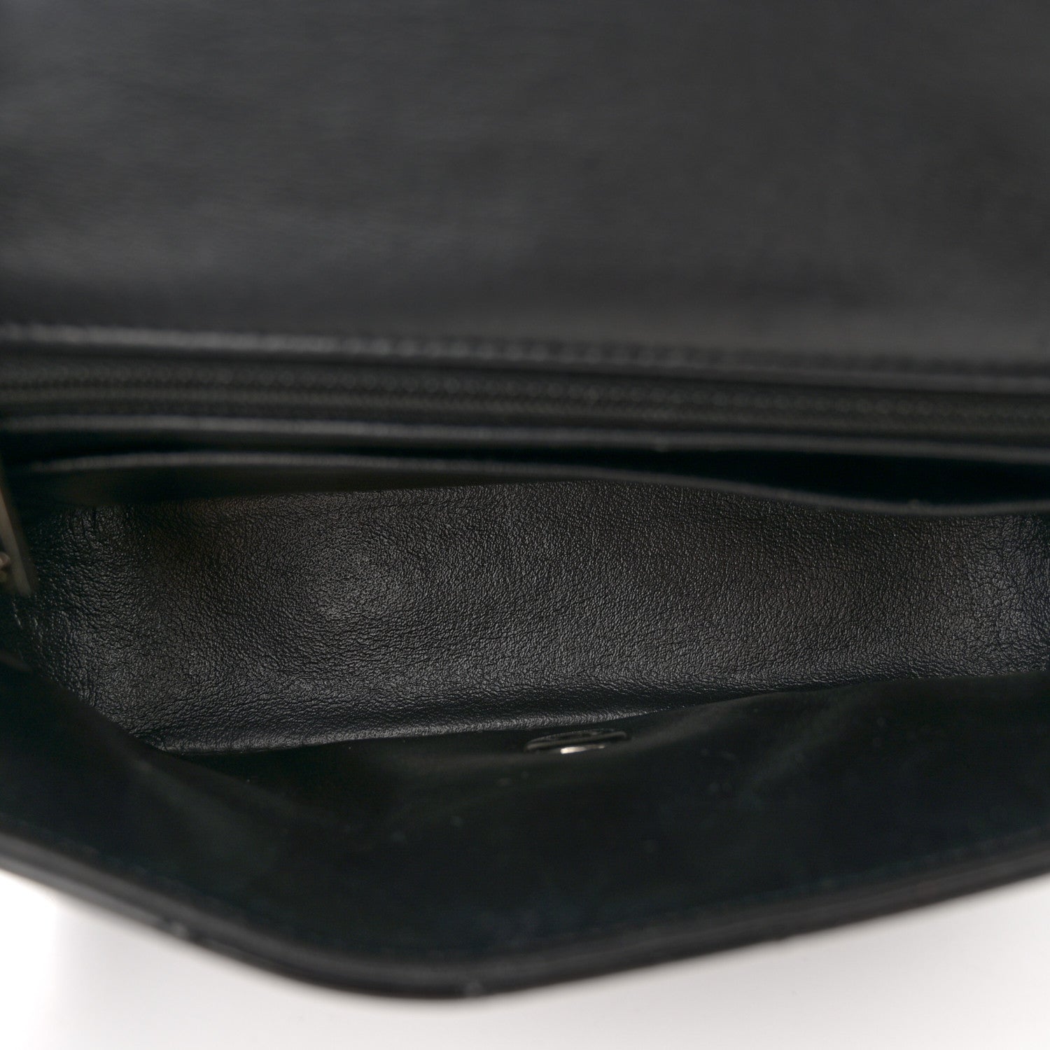 Chanel Patent Calfskin Quilted Mini Rectangular Flap Black 5 of 9
