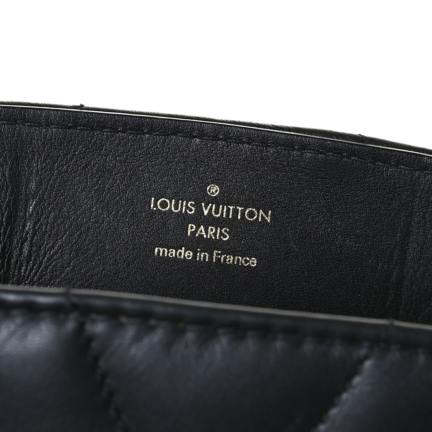Louis Vuitton Calfskin New Wave Chain Tote Black 6 of 16