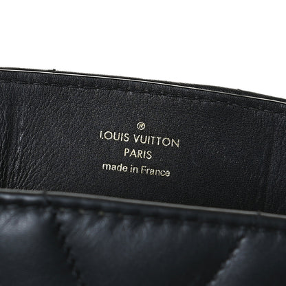 Louis Vuitton Calfskin New Wave Chain Tote Black 6 of 16