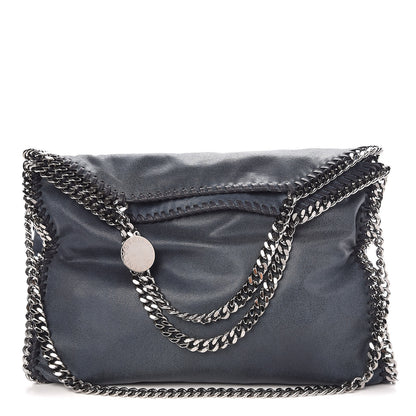 Stella McCartney Shaggy Deer Falabella Fold Over Tote Blue 1 of 7