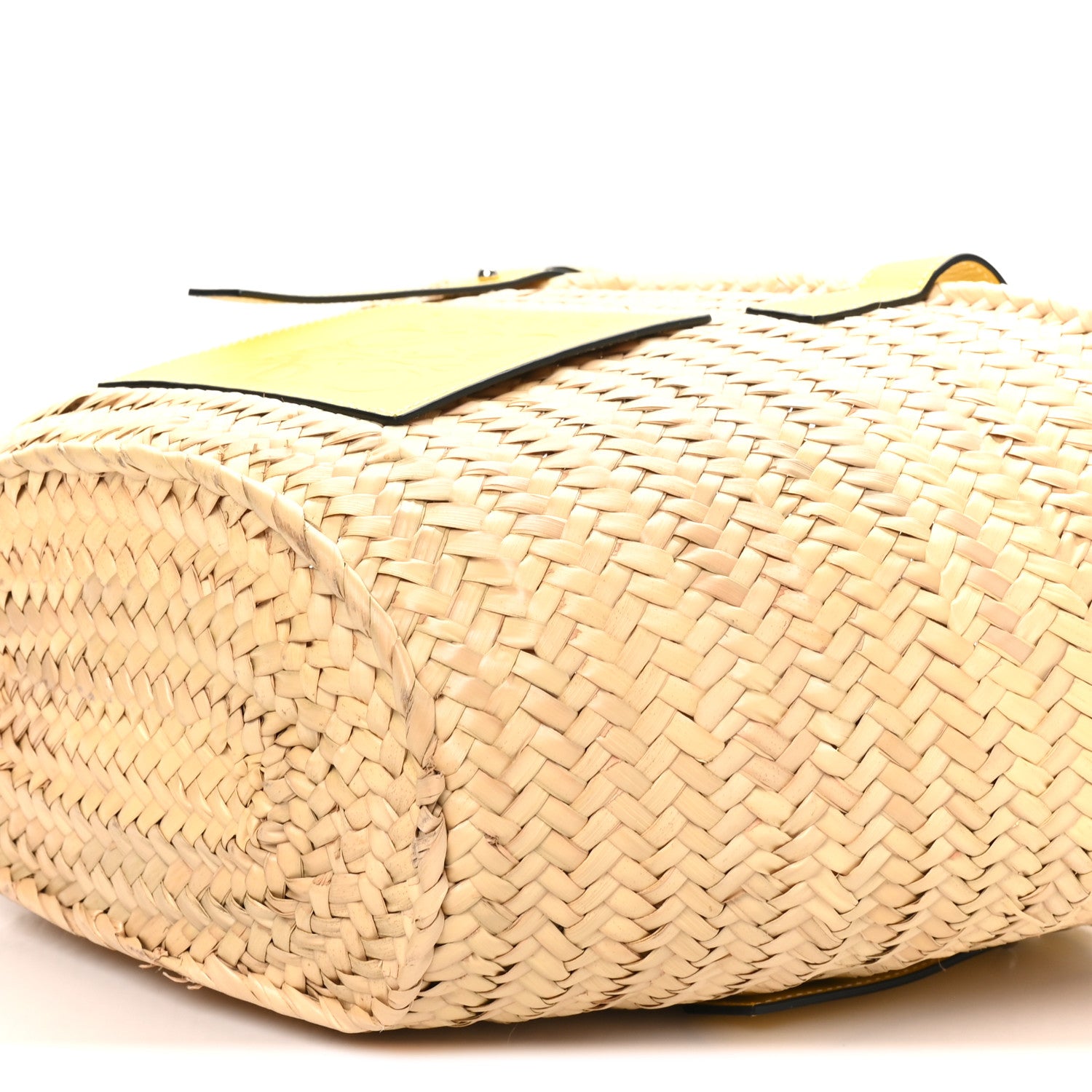Loewe Raffia Medium Basket Tote Bag Natural Tan 9 of 9