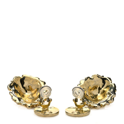 Gucci Interlocking GG Lionhead Earrings Gold 3 of 4