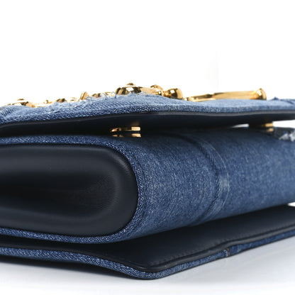 Dolce & Gabbana Denim Mini DG Girls Shoulder Bag Blue 8 of 10