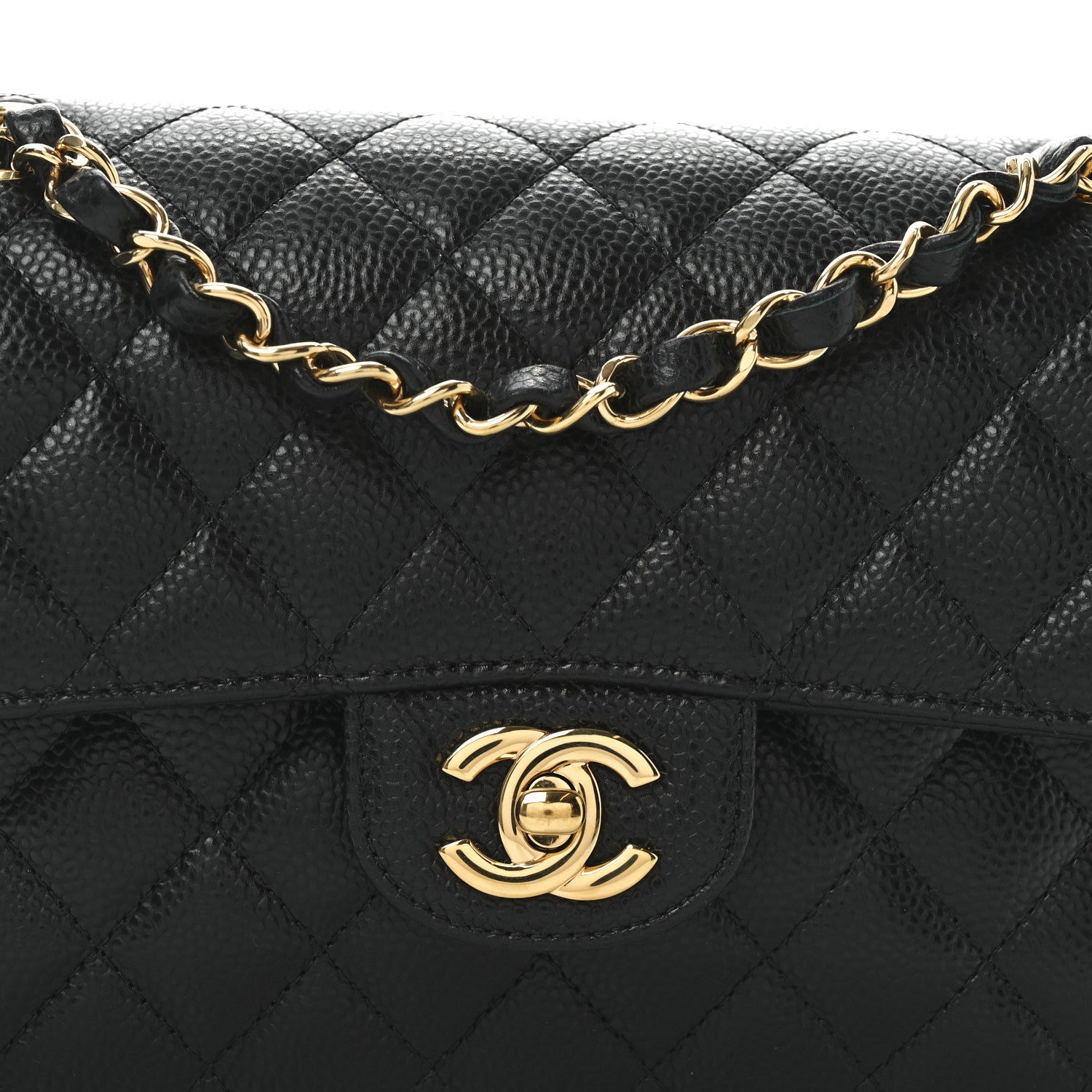 Chanel Caviar Quilted Small Double Flap Black 8 of 10