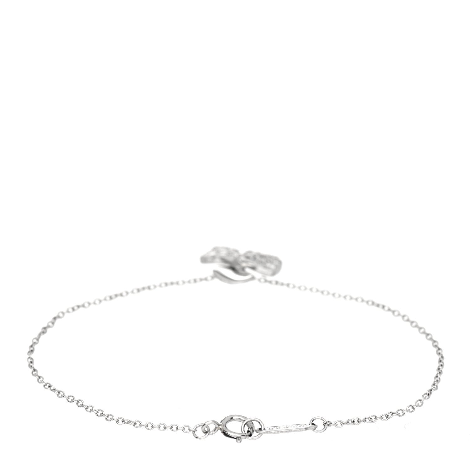 Tiffany Platinum Diamond Paper Flowers Bracelet 3 of 4