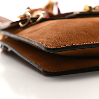 Chloe Calfskin Suede Small Jane Fringe Bag Caramel 10 of 11