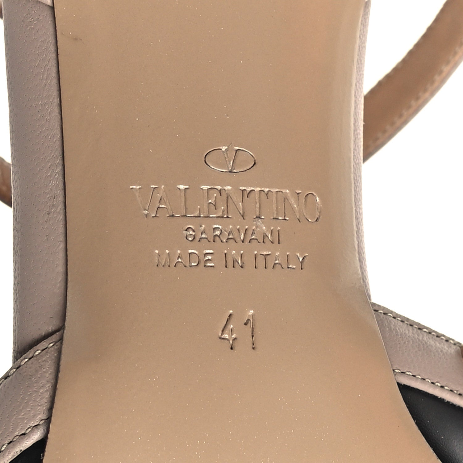 Valentino Garavani Calfskin Nappa Rockstud Ankle Strap 65mm Pumps 41 Black Poudre 7 of 10