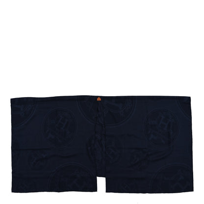 Hermes Cashmere Silk New Libris Poncho Bleu De Chine 1 of 4