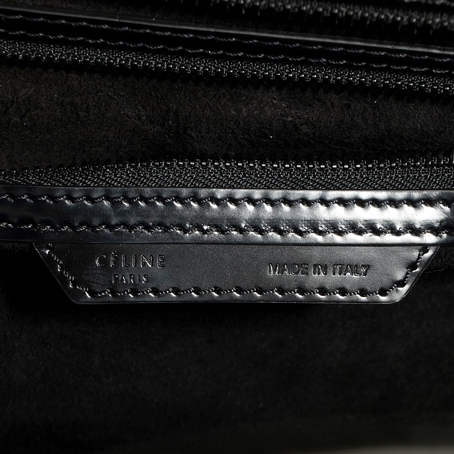 Celine Spazzolato Calfskin Small Luggage Black 8 of 8