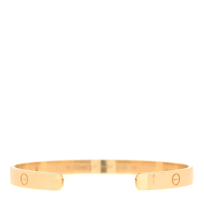 Cartier 18K Yellow Gold LOVE Cuff Bracelet 21 3 of 5