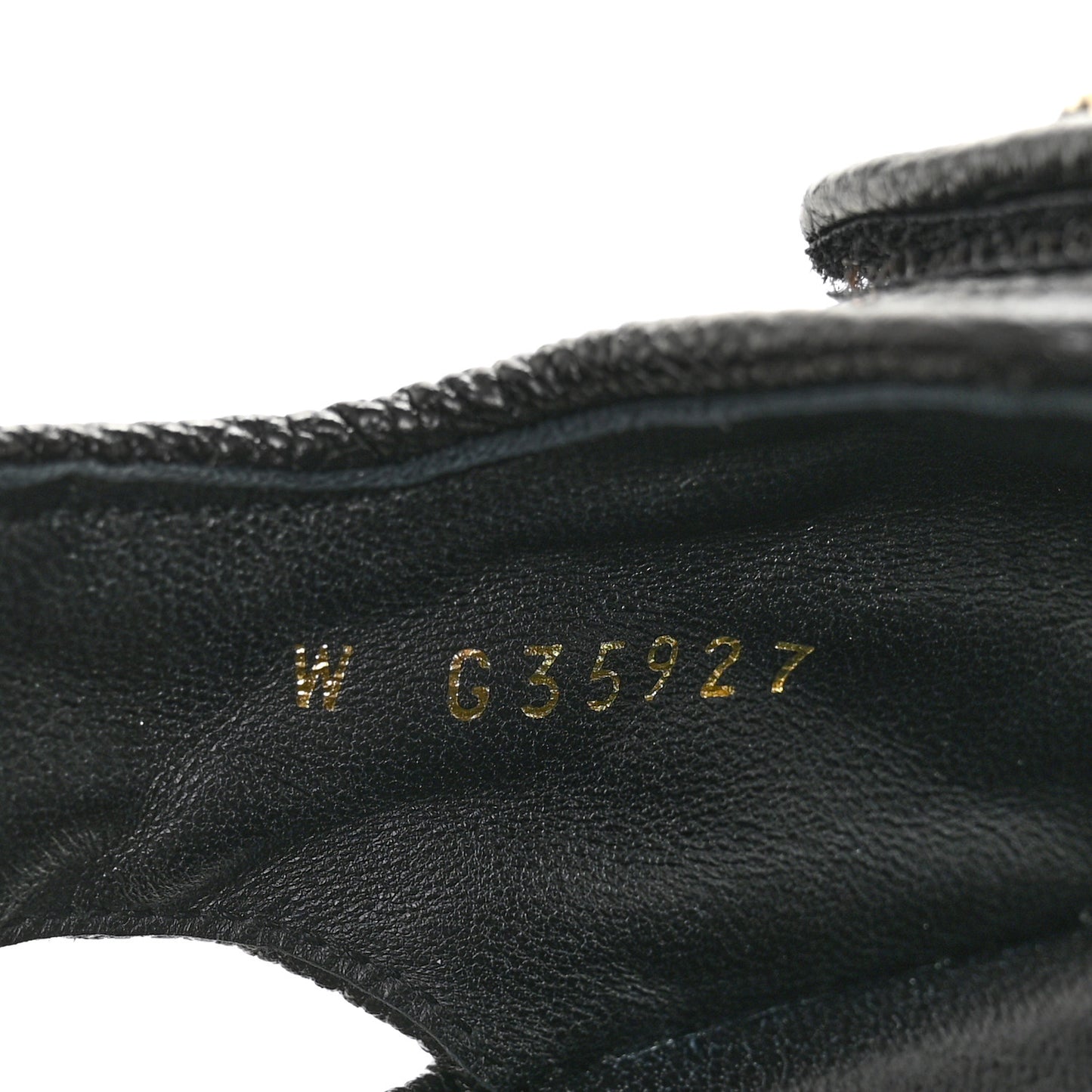 Grained Calfskin Velcro Dad Sandals 39 Black