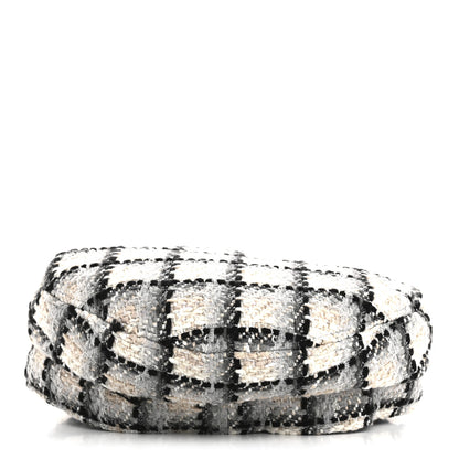 Chanel Cotton Tweed CC Beret S White Black Multicolor 6 of 11