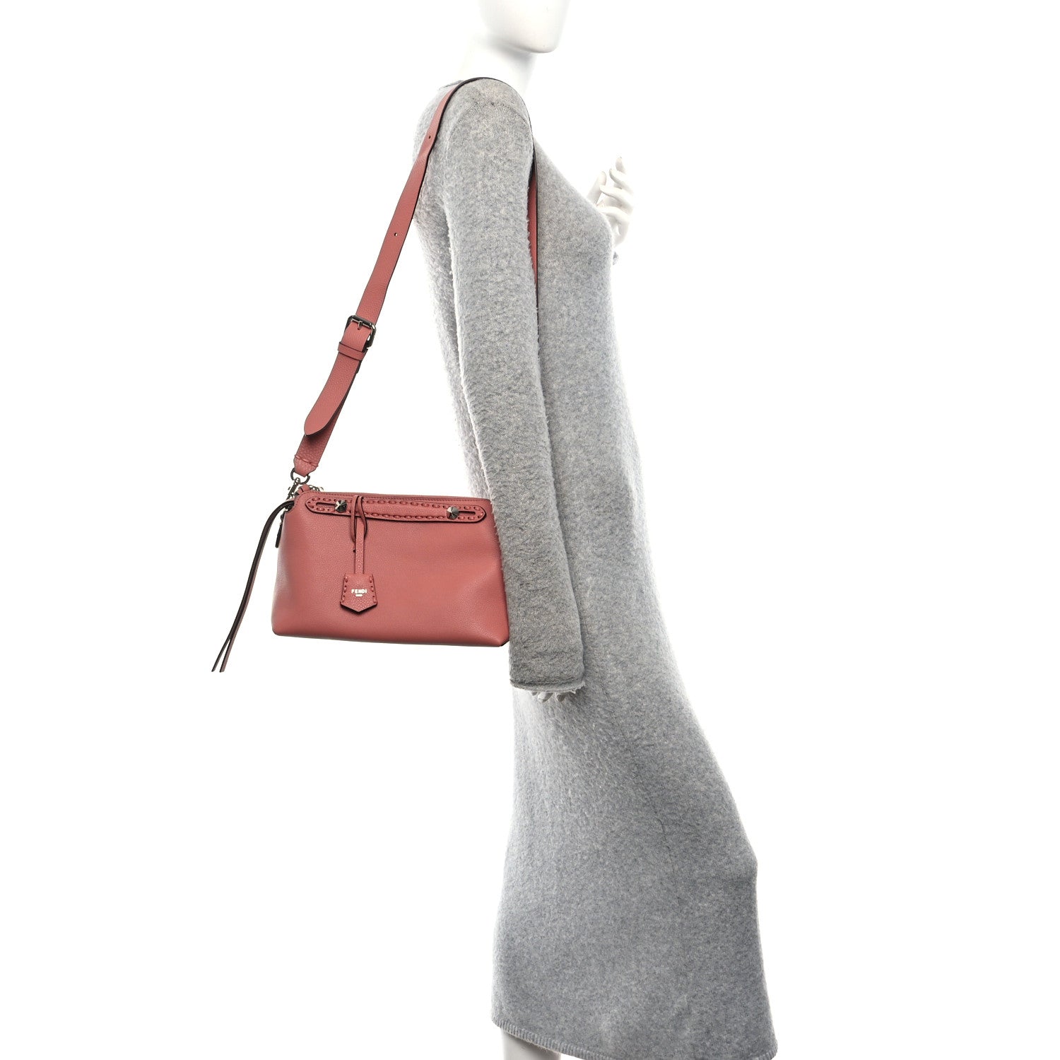 Fendi Cuoio Romano Selleria Medium By The Way Boston Bag Makeup 2 of 9