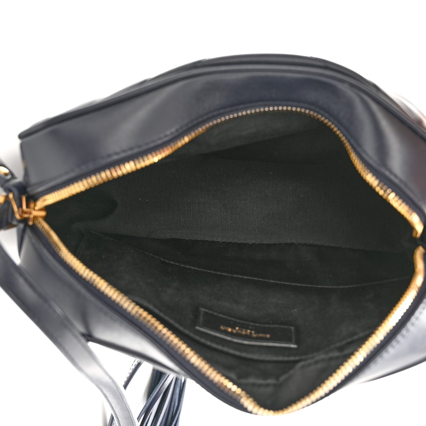 Calfskin Matelasse Monogram Lou Camera Bag Deep Marine