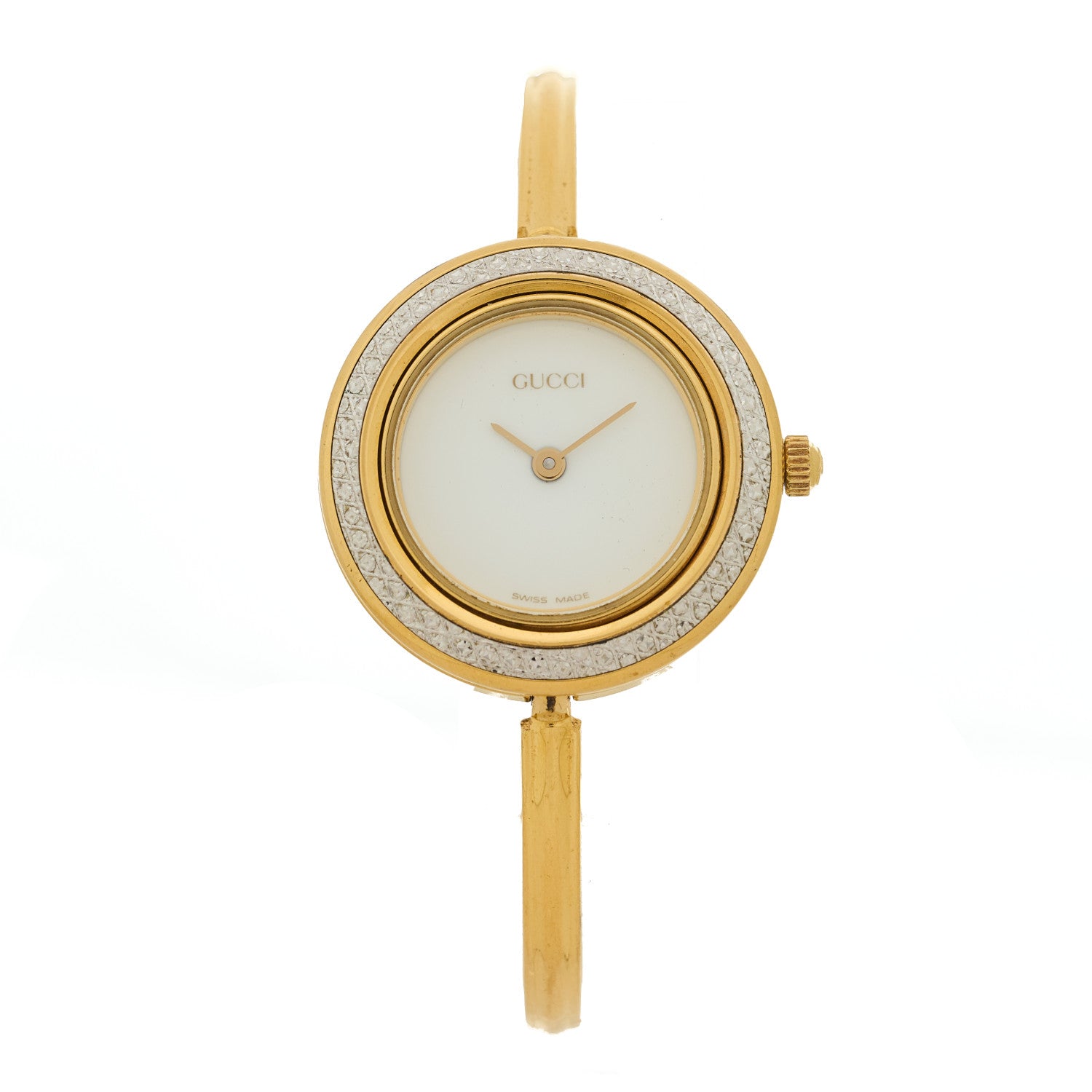 Gucci Stainless Steel 26mm Interchangeable Bezel Quartz Watch 1 of 5