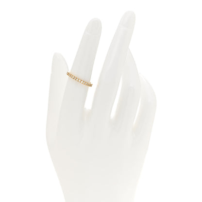 Tiffany 18K Yellow Gold Diamond Novo Half Circle Band Ring 52 6 2 of 4