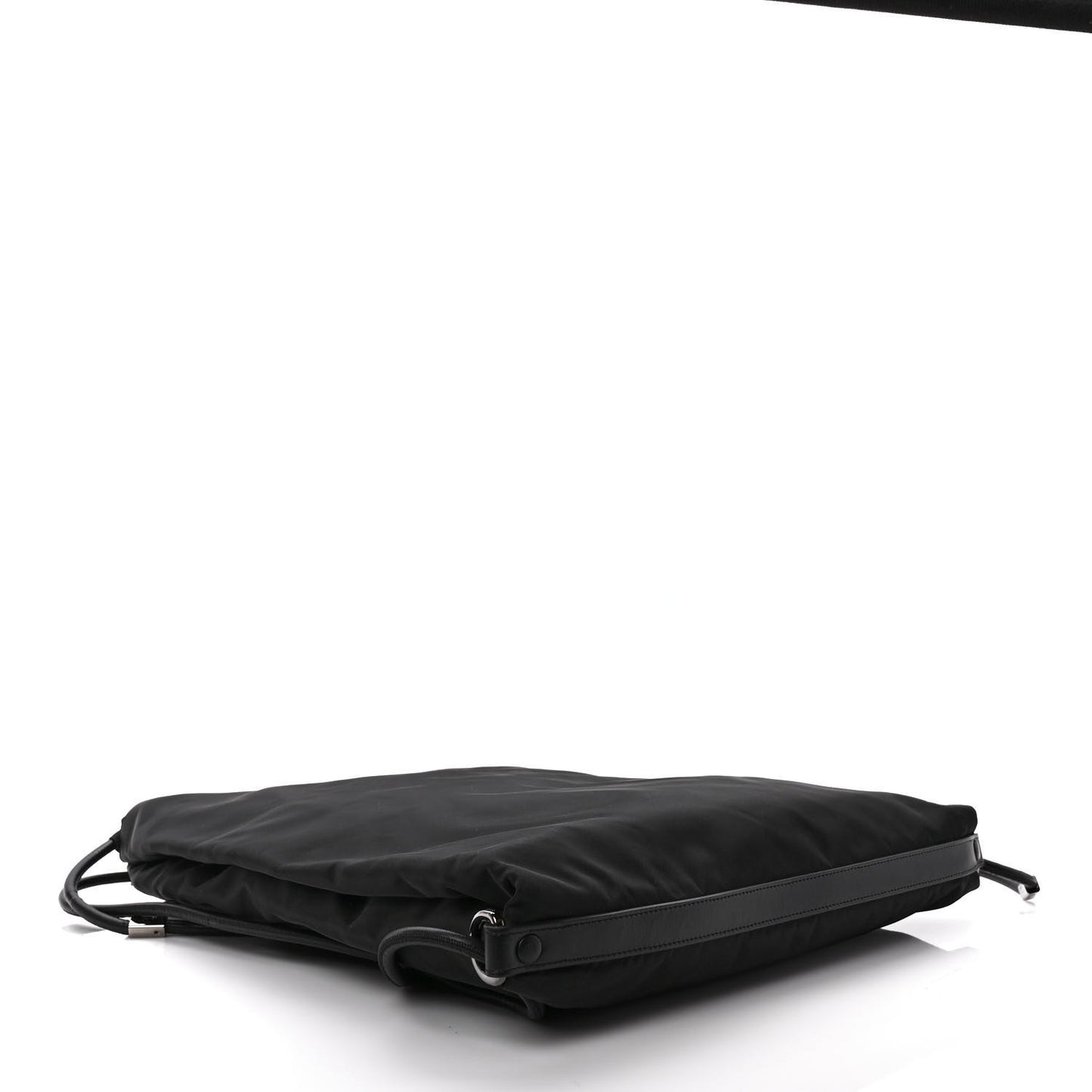Canvas Drawstring Backpack Black
