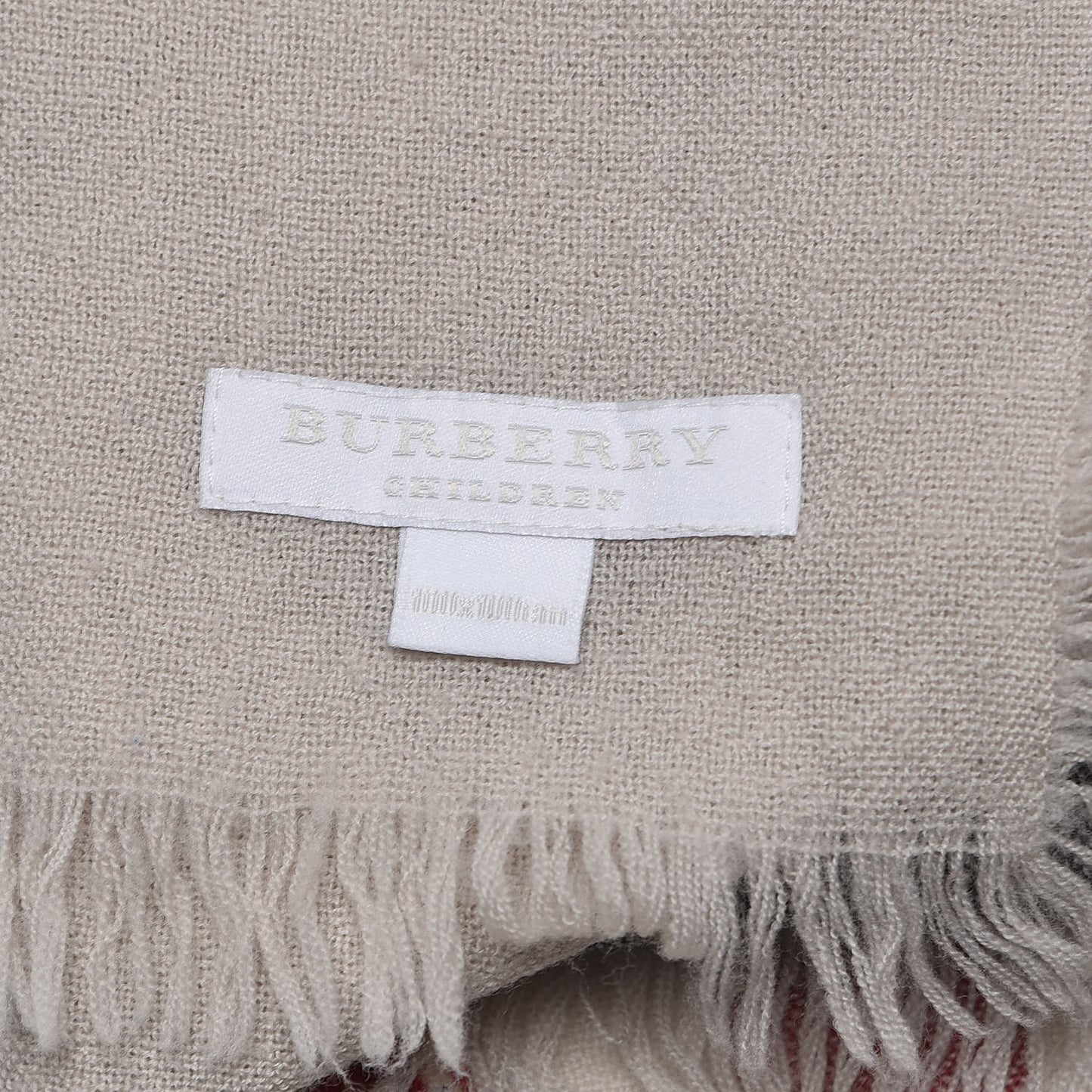 Merino Wool House Check Baby Blanket