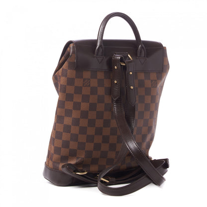Louis Vuitton Damier Ebene Soho Backpack 3 of 8