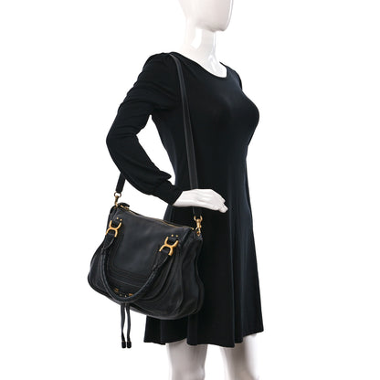 Chloe Calfskin Medium Marcie Satchel Black 2 of 15