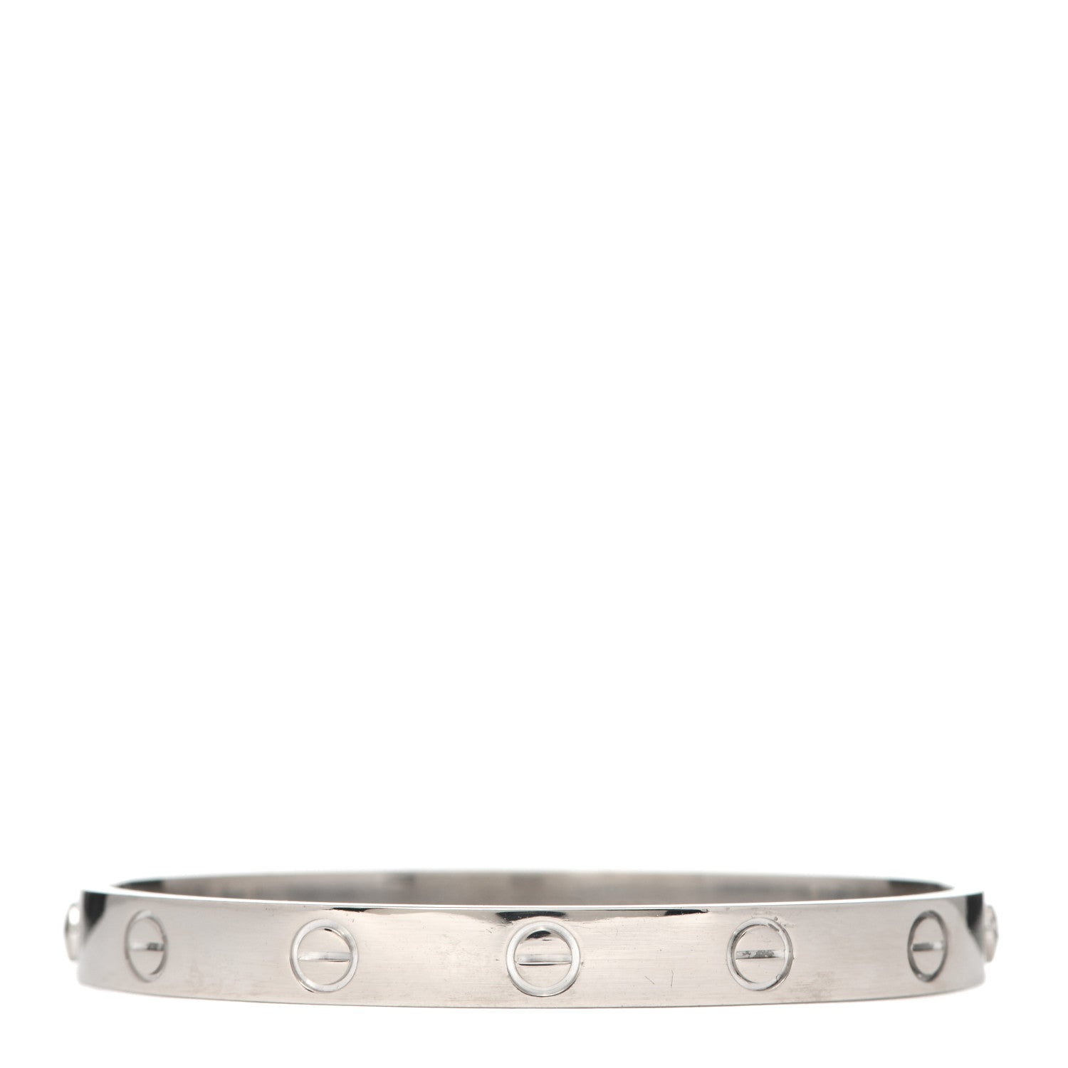 Cartier 18K White Gold LOVE Bracelet 16 1 of 5