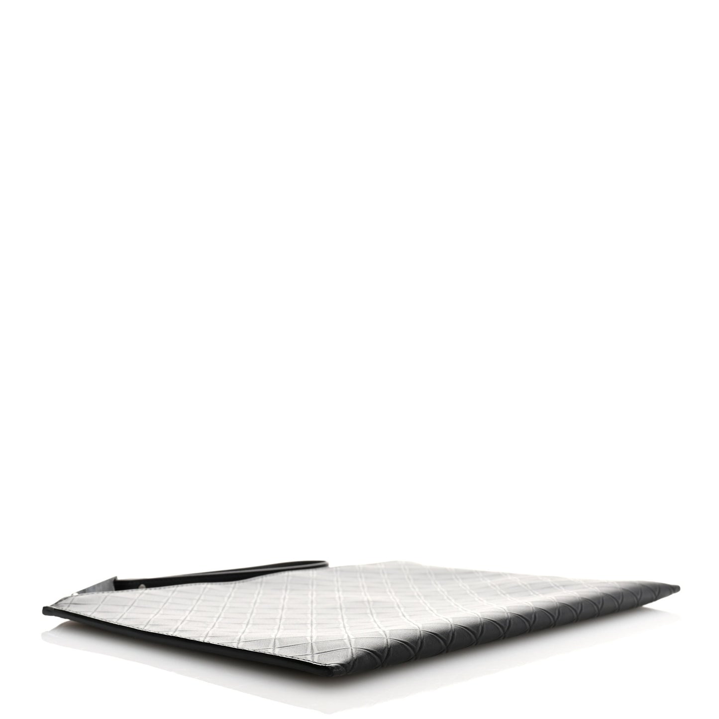 Calfskin Intarsio Document Case Black