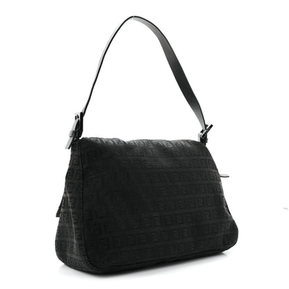 Fendi Zucchino Mama Baguette Black 4 of 19