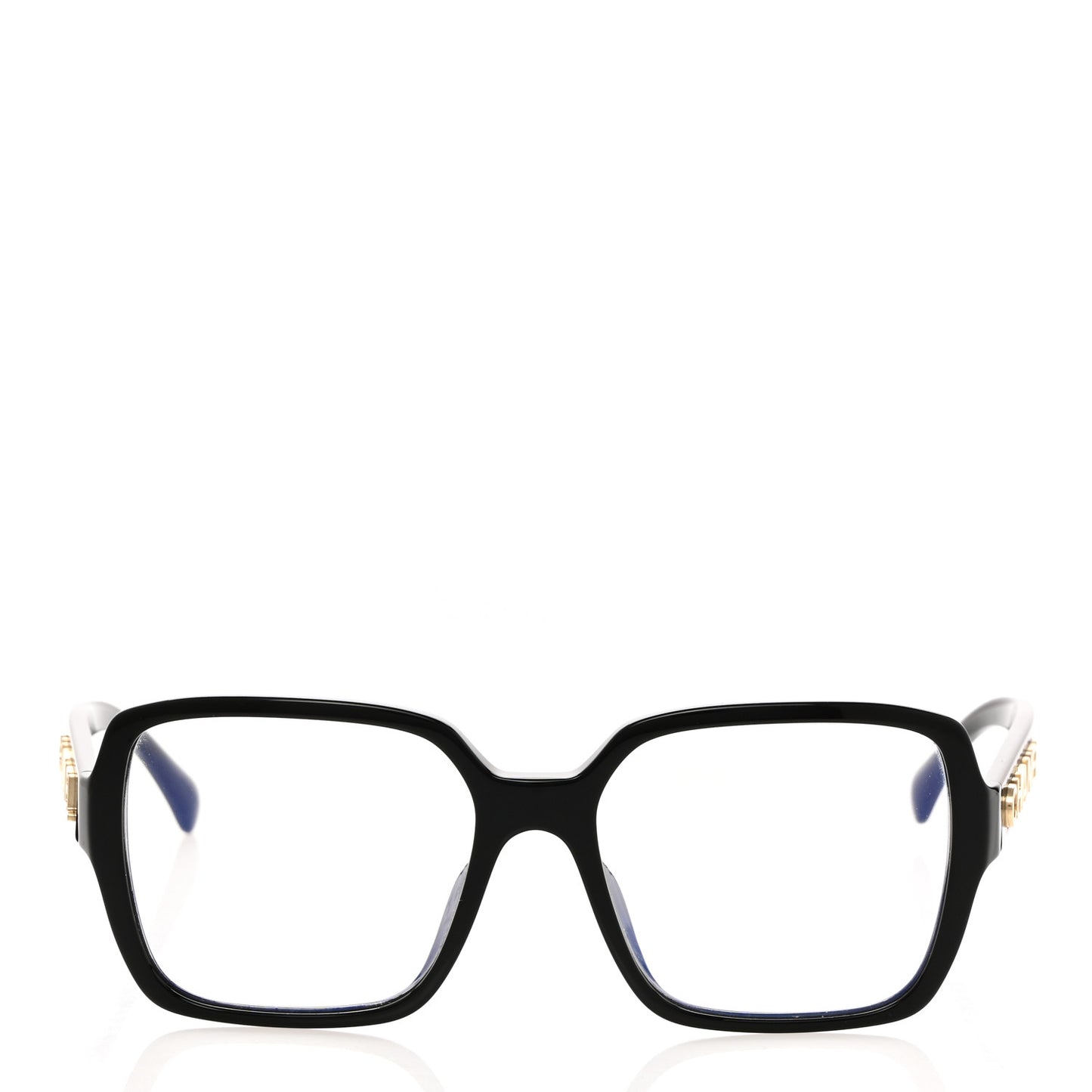 Acetate Square Blue Light Glasses 5408-S-A Black