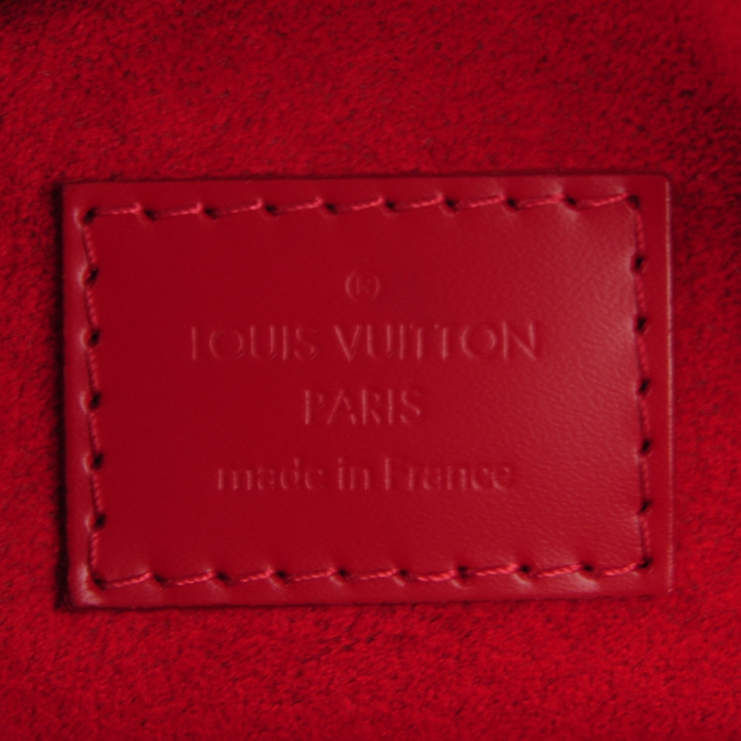 Louis Vuitton Damier Ebene Caissa Hobo Cherry 6 of 7