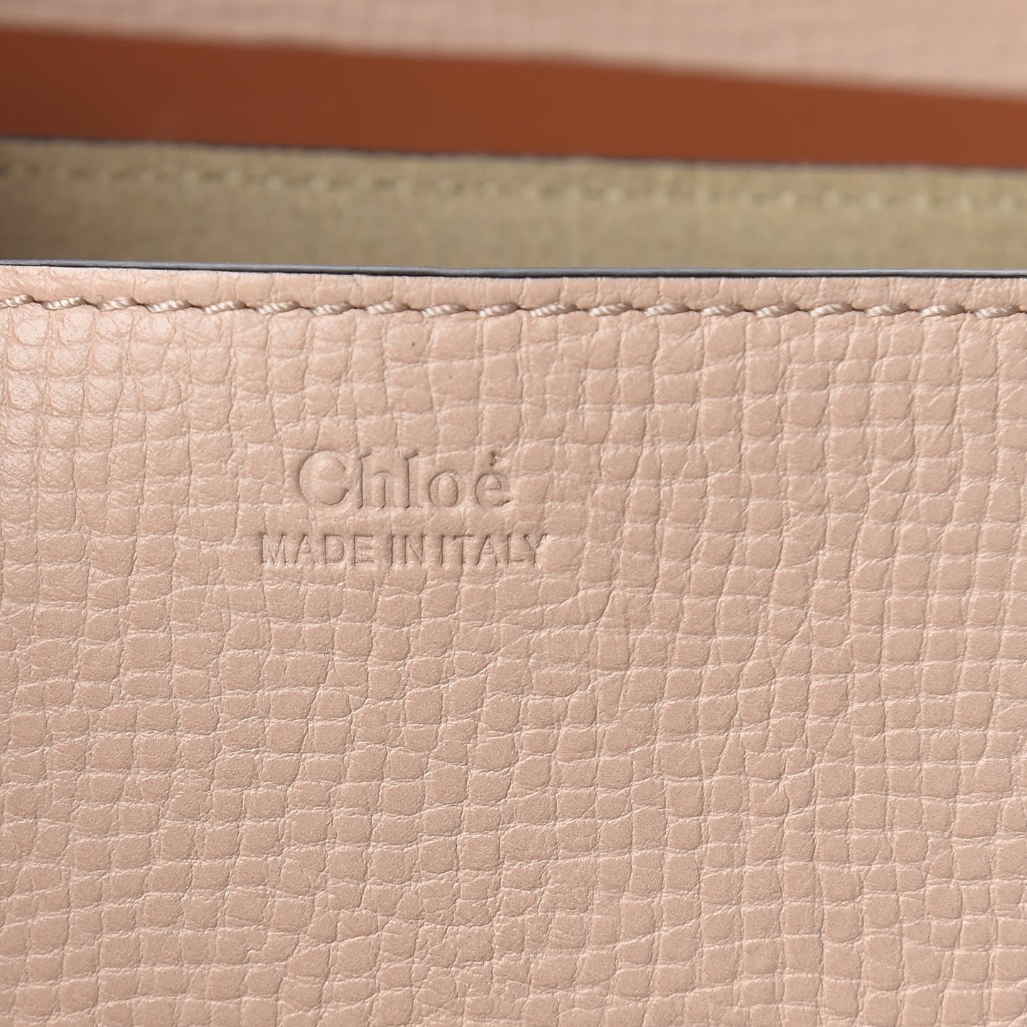 Grained Calfskin Lambskin Bi-Color Drew Shoulder Bag Powder Beige Mustard